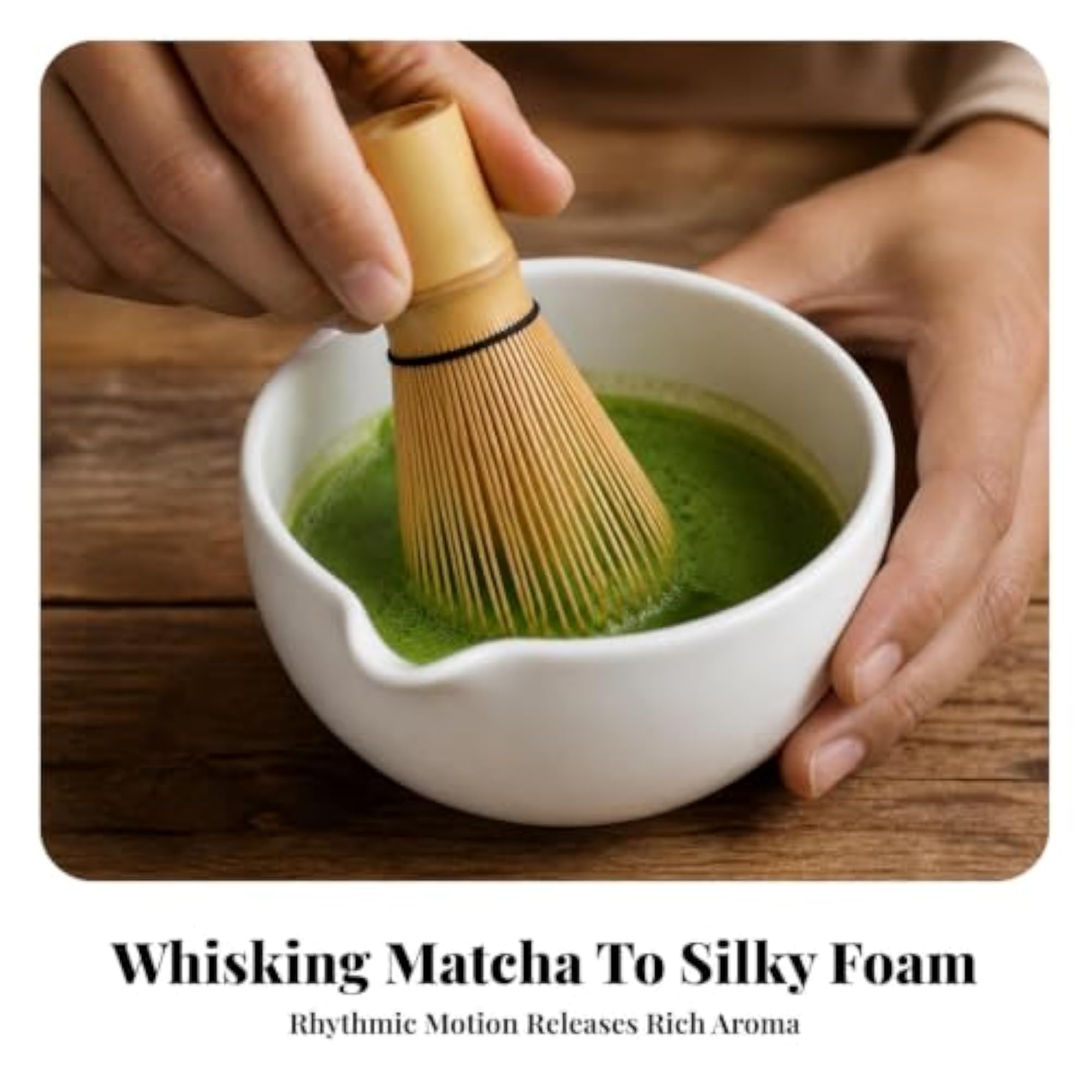 7 Pieces Ceremonial Green Tea Making Kit, Pink