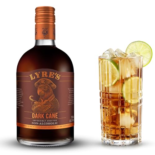 ** The Official Spirit of Dry January ** Lyre's Dark Cane Non-Alcoholic Spirit - Dark Rum Style | Award Winning | 700ml