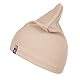 HEYO Kinder Beanie Mütze Schlauchschal Set für Mädchen Jungen Frühling Strickmütze Schal (Beige)