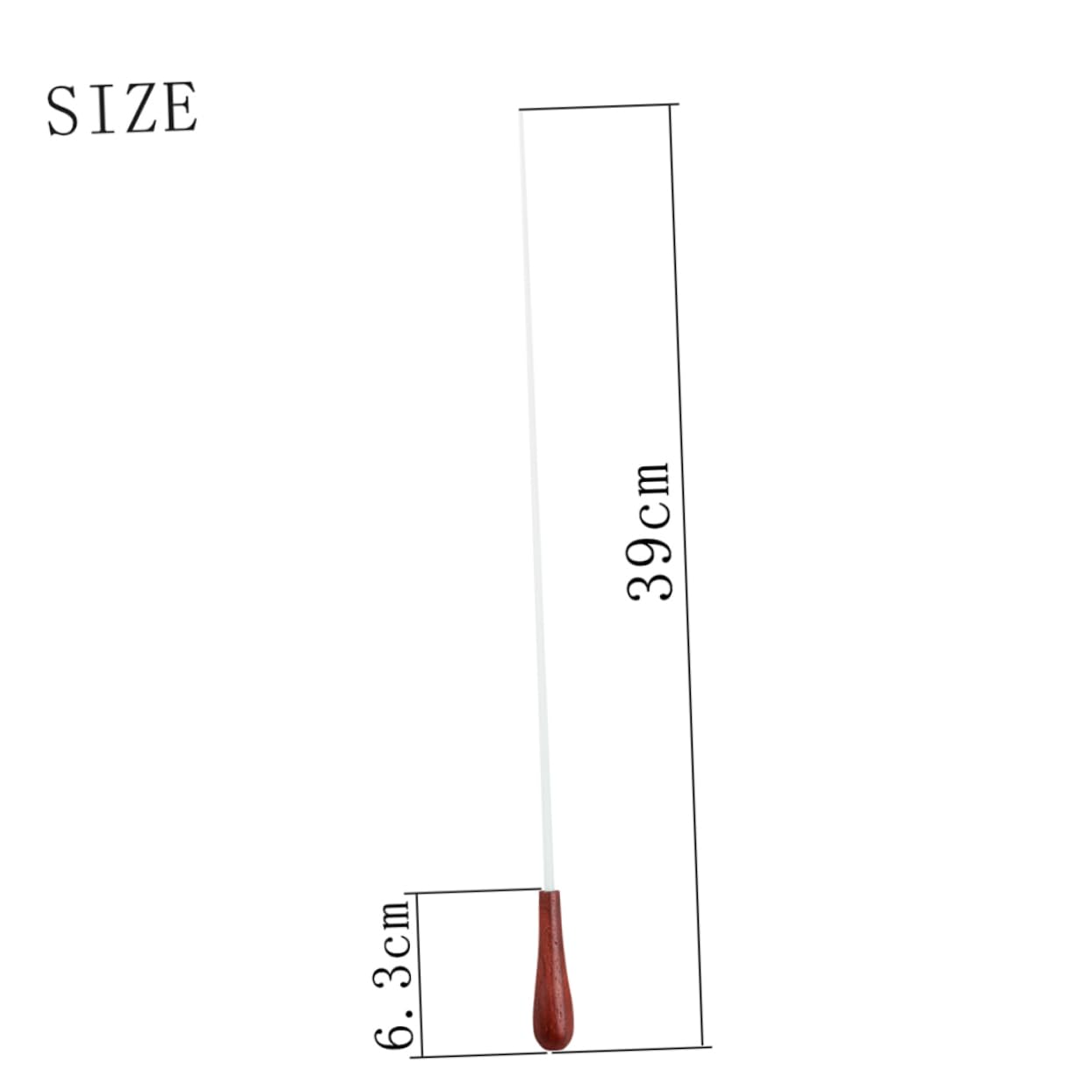 VICASKY Music Conductor Long Wooden Handle Ideal for Orchestra Conducting for Band Performance ()