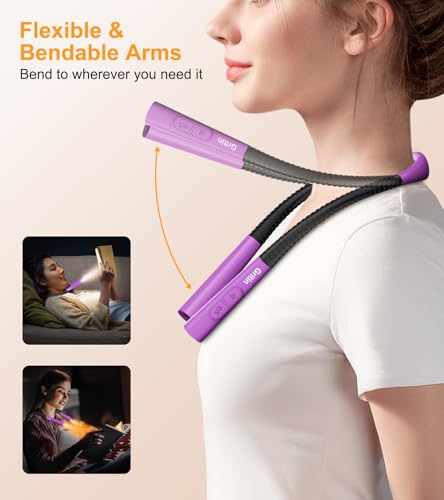 Image of Gritin Book Light, Eye Caring 4-Color&5-Brightness Neck Light Reading Light