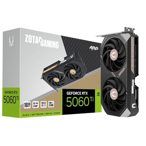 Gaming GeForce RTX 5060 Ti AMP 16GB GDDR7 Reflex 2 RTX AI DLSS4