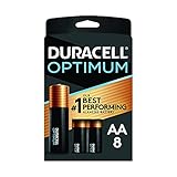 Duracell Optimum AA Batteries | 8 Count Pack | Lasting Power Double A Battery | Alkaline AA Battery...
