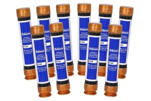 (Box of 10) Compatible Replacement for Littlefuse FLSR-25 - Edison Time Delay Fuse - 25 Amp 600V - RK5 Dual Element