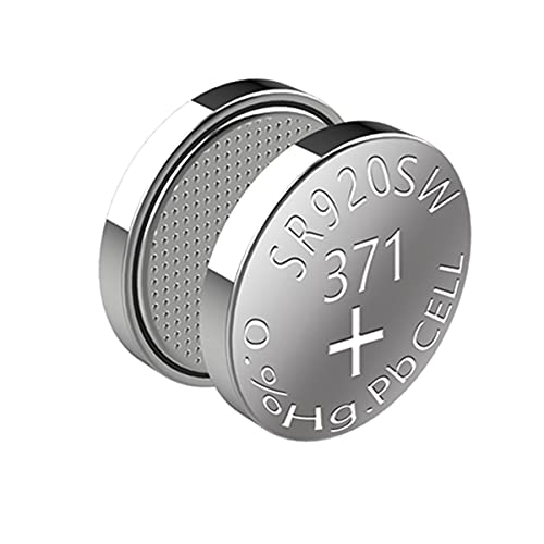 Kaponsec 20Pcs 1.5V Sr920Sw 371 370 Lr921 Ag6 Silver Oxide Watch Battery #TOP2
