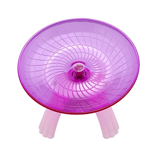 Awtang Hamster Disco voador roda de exercício Silence Quite Spinner para ratos gerbil, chinchilas, p