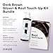 dpHUE Gloss+, Dark Brown (6.5 oz) + Root Touch-Up Kit, Dark Brown - Paraben, SLS & SLES Sulfate Free - Vegan, Leaping Bunny Certified