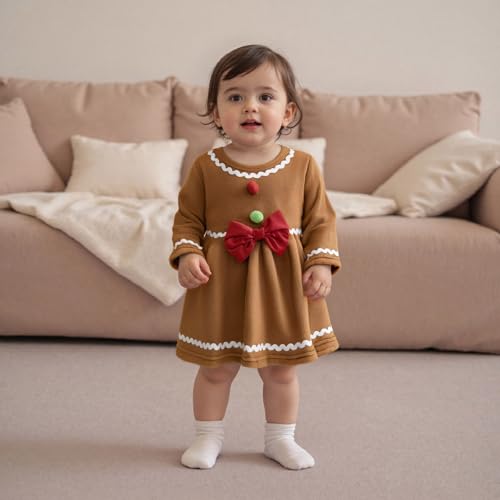 Toddler Girl Chrismtas Dress Velvet Stars Tulle Patchwork Party Dresses Kids Girls Fall Winter Warm Outfit Clothes4