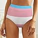 TAIZIYEAH Transgender Pride Flag Women's High Waist Underwear Casual for Women Spring Summer Party Clothes L