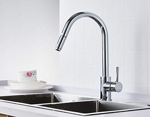 Mitigeur de cuisine extractible avec sortie eau purifiée et rotation 360°