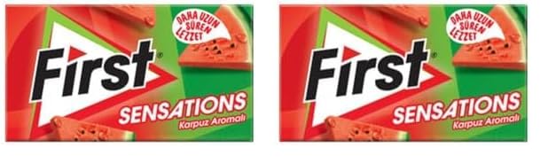 First Sensations Karpuz Aromalı Sakız 27 gr 2li paket
