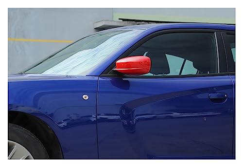 Coques de rétroviseur en ABS rouge pour Chargeur 2010-2022