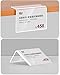 ECKEK Self Adhesive Label Holder Acrylic Price Tag Displays Sign Holder L-Shape Table Top Sign Stand 10 Pack (60*40mm/2.36*1.57inches)