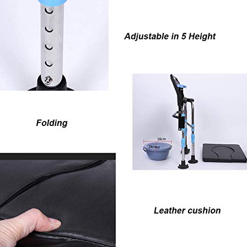 Tabouret de bain réglable et chaise de douche pour handicapé - 6