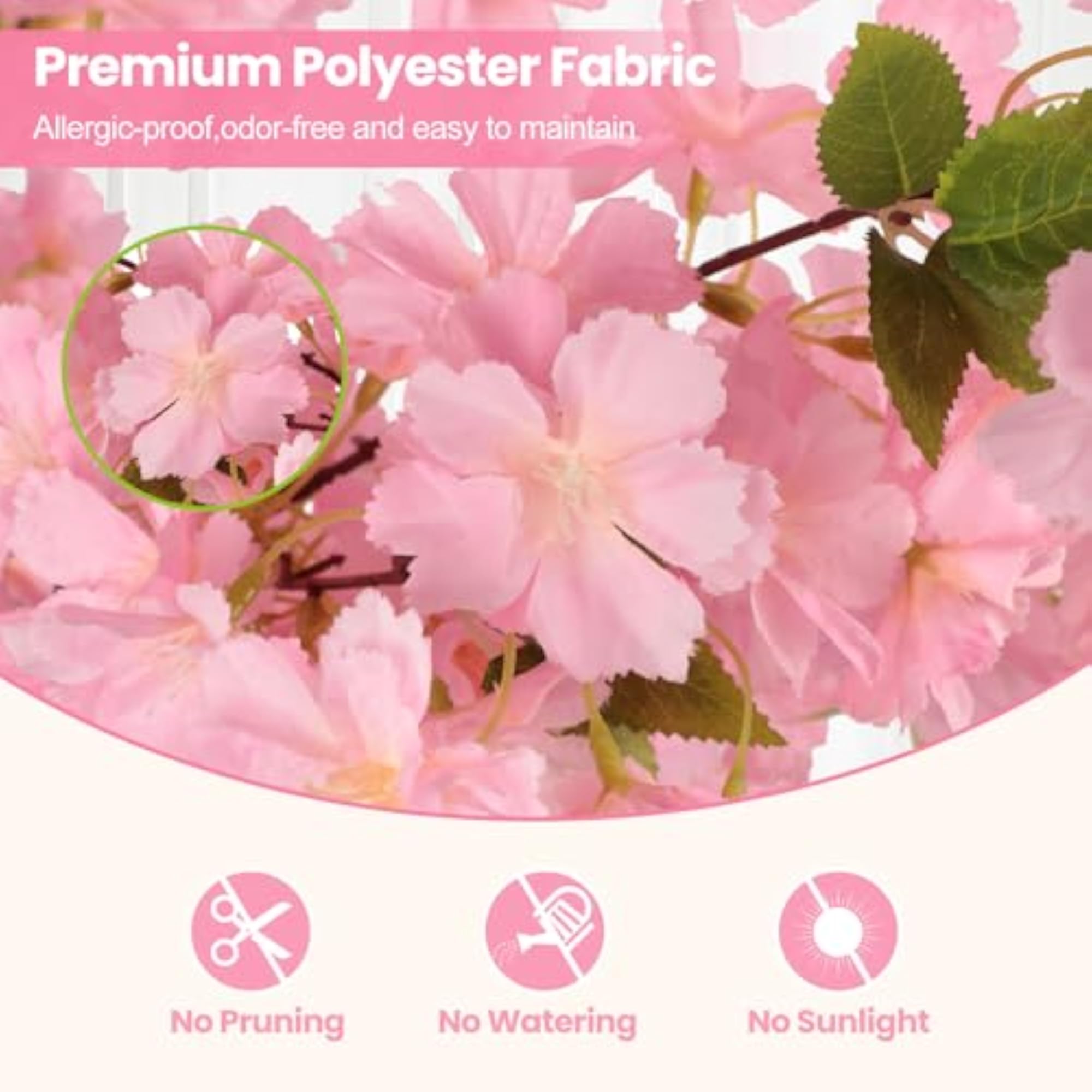6Ft Tall Cherry Blossom Artificial Tree