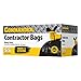 Commander 55 Gallon 3 MIL (eq) Heavy Duty Contractor Bags with Flap Ties - 36