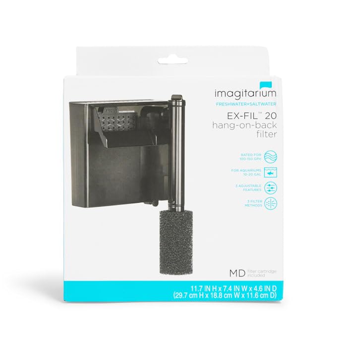 imagitarium EX-FIL 20 Hang-On-Back Filter 10-20 Gallons