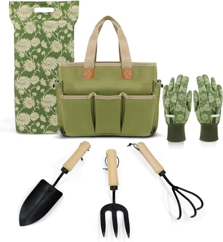 Pure Garden Gartengeräte-Set 8-teilig Mit Tragetasche - Für Indoor & Outdoor