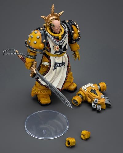 Pipigirl JoyToy 40K Genuine License 1:18 Action Figure, Imperial Fists Sigismund First Captain of The Imperial Fists, 4.92 inch Collectible Action Figures Kits — view 5