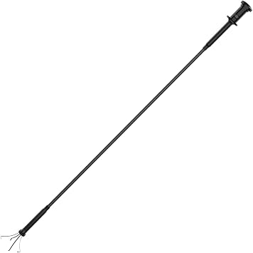 Housolution Grabber Tool Magnetic, Bendable Reacher with LED Lights, Black