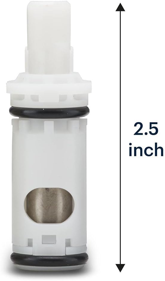 1224 1224B Faucet Cartridge Replacement Kit Compatible with Moen Two Handle Faucets & Tub/Showers, Leaking Faucet Repair Parts for Most Double Handle Moen Plumbing Fixtures(2 Pack)