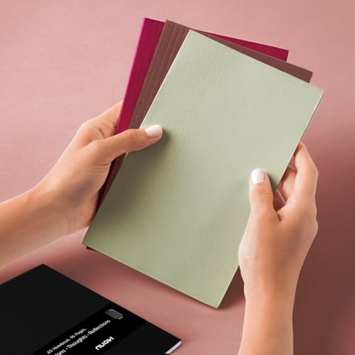 Image of Record Note Book | A5 - Ruled Journal | 96 Pages - 100GSM Pages with Soft Cover | Ideal for Office, College, School, Journaling, Meeting & More (Set of 4)