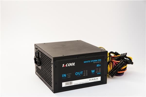 FUENTE ALIMENTATORE 1STCOOL ATX 350W WHITE STORM 350, APFC, 85+