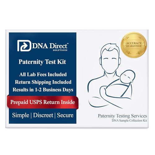 DNA Direct - Reliable At-Home Paternity Test for Child and Father, Fast and Dependable Paternity Test Results in 1-2 Days, All Lab Fees and USPS Return Included