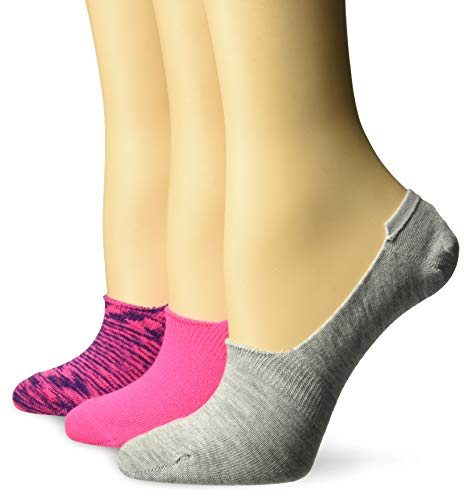 Hanes Women's Comfortfit Lightweight Invisible Liner Socks 3-Pack