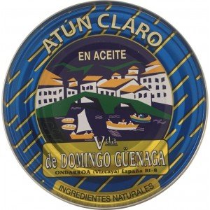Atún claro tronco Viuda de Domingo Güenaga 101g esc. PACK 3 UNIDADES.