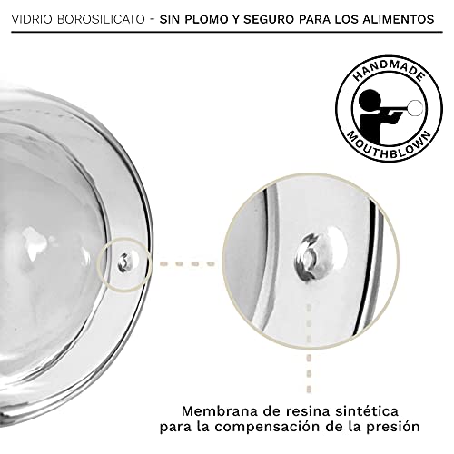Vaso Térmico Hummi, Vaso de Té de Doble Pared, Vaso con Impresión Pajaro, Café con Leche, Taza Térmica Colibri | 250ml en Caja de Regalo, Azul - Imagen 5