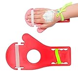 EDWERD Pediatric IV Arm Board for Kids, Hand Infusion Stabilizer with Elastic Strap, Palm Support Splint for IV Protection, Needle Securing Board, 10 Pack