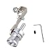 RDEXP Silver Size M/37-48mm Aluminum Alloy Exhaust Silencer Pipe Whistle Turbo for Car Modifieding