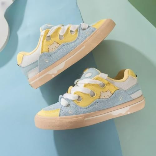 Cloud Soft 2025 Cute Color-Block Athletic Sneakers | Comfortable & Stylish | Perfect for Casual Outfits and Everyday Wear2