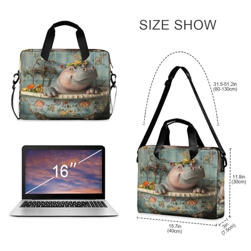 Bolso para Laptop portátil con correa ajustable 15.6 inch miniatura 5