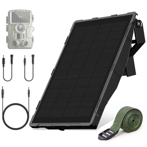 Trail Camera Solar Panel for Tactacam and Cellular&Wireless Hunting Cameras