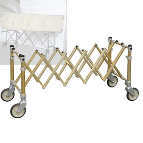 Carro de ensanchamiento funerario con alta capacidad de carga, diseño plegable de aleación de aluminio para un fácil transporte y almacenamiento en servicios funerarios