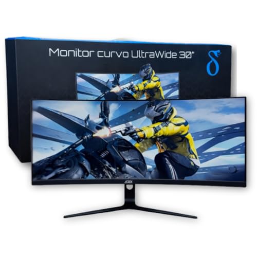 Monitor Gamer Ultrawide Tela Curva Full HD 21:9 200Hz 1ms 30 Polegadas RGB para PC com HDMI DisplayPort Computador de Alta Performance em Jogos