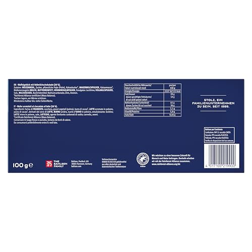 Bahlsen Waffeletten Vollmilch - 1er Pack - Hauchdünnes Waffelgebäck mit Vollmilchschokolade (1 x 100 g)