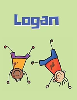 Paperback Logan Personalized Sketchbook Journal Notebook: A Sketchbook, Daily Diary, Composition Book Combo, Gift Idea for Someone Named Logan!! Book