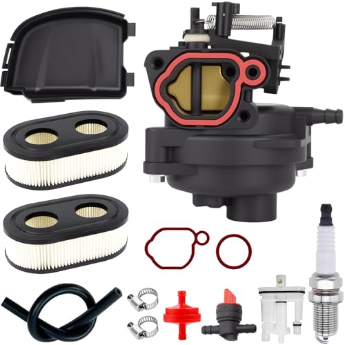 799584 Carburetor Kit Compatible With B&S 594057 594058 592361 For Craftsman M110 M230 M210 M400 Lawn Mower For Troy Bilt TB110 TB200 103M02 09P702 550EX 625EX 675EX 725EXI LC121P Series 163cc Engine