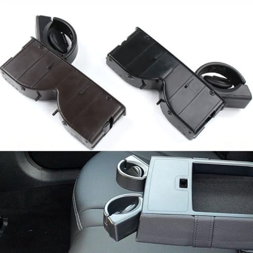 Portavasos para asiento trasero de carro negro miniatura 3