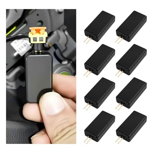 8PCS Car SRS Airbag Reset Tool,Portable 2-Pin Car Air Bag