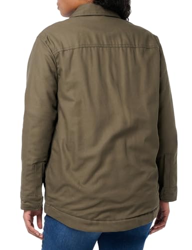 Dickies Womens Duck High Pile Fleece Lined Chore Coat2