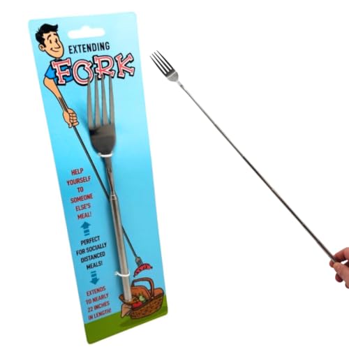 Diabolical Extending Fork Telescopic Cutlery Stag Birthday Gift