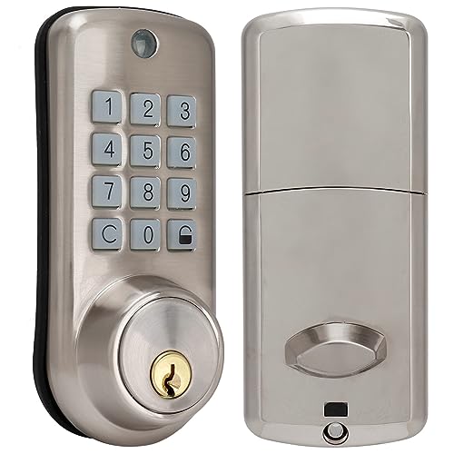 Serrure de porte intelligente à code et clé pour ne plus jamais perdre vos clés - 4