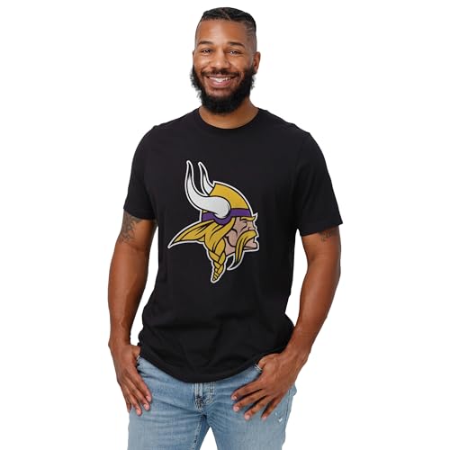 Image of FOCO Men's NFL Team Primary Logo Black Short Sleeve T-Shirt