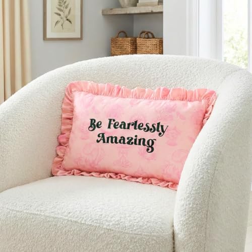 Image of Wicked: for Good Bedding Rectangle Throw Pillow, Pink, 16 in x 16 in, (Officially Licensed Product) by Franco Collectibles