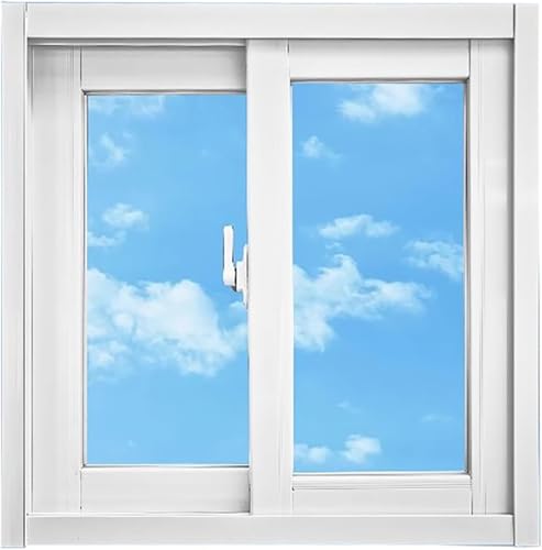 Ventana pequeña corrediza horizontal con vidrio templado de 5 mm de alta resistencia