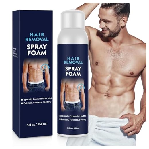 Hair Removal Spray Foam for Men, No Irritation Hair Removal Cream